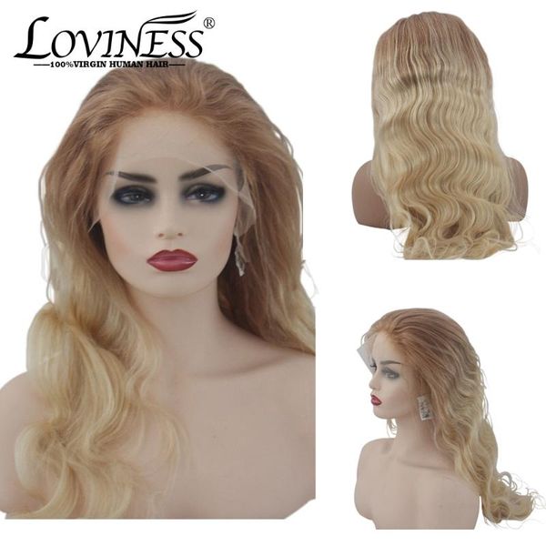 loviness honey remy ombre pre-plucked body long wave blonde highlight lace front human hair wig virgin black women brazilian wig, Black;brown
loviness honey remy ombre pre-plucked body long wave blonde highlight lace front human hair wig virgin black women brazilian wig, Black;brown