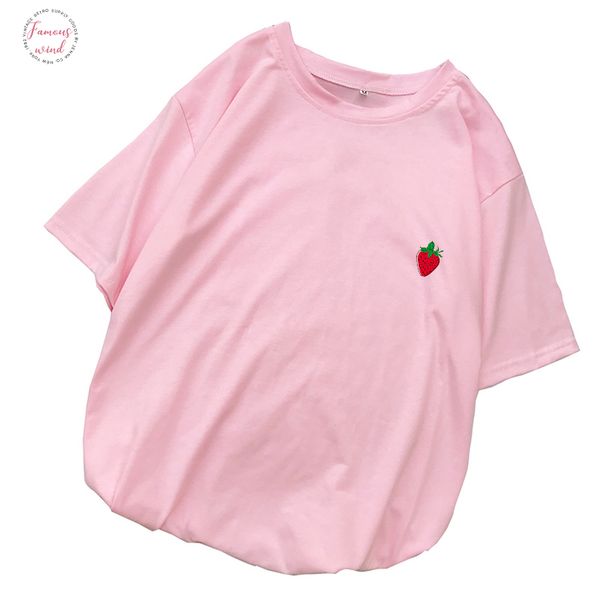 t shirt women cotton t shirt harajuku loose casual kawaii strawberry print tee shirt femme streetwear tumblr korean clothes, White
t shirt women cotton t shirt harajuku loose casual kawaii strawberry print tee shirt femme streetwear tumblr korean clothes, White