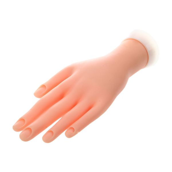 hand model nail art practice flexible movable soft, Silver