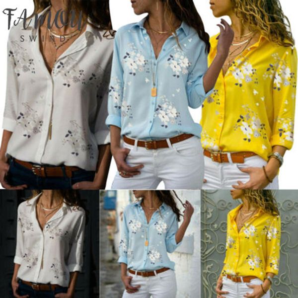 plus size womens long sleeve v neck lapel loose floral print shirts floral office lady summer daily work clothing s 5xl, White
plus size womens long sleeve v neck lapel loose floral print shirts floral office lady summer daily work clothing s 5xl, White