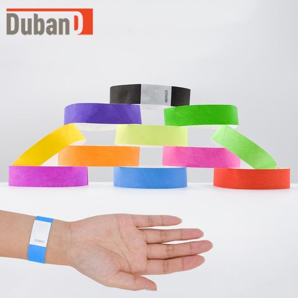 100pcs tyvek paper wristbands synthetic paper bracelet meeting concert sticky wristband print pattern for event and party, Golden;silver
100pcs tyvek paper wristbands synthetic paper bracelet meeting concert sticky wristband print pattern for event and party, Golden;silver