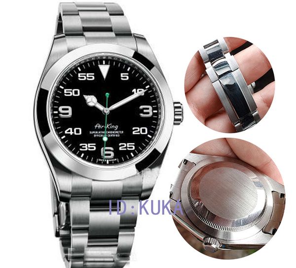 classic luxury mens watch air-king series 40mm 116900 style automatic mechanical movement 316l stainless steel strap origina, Slivery;brown
classic luxury mens watch air-king series 40mm 116900 style automatic mechanical movement 316l stainless steel strap origina, Slivery;brown
