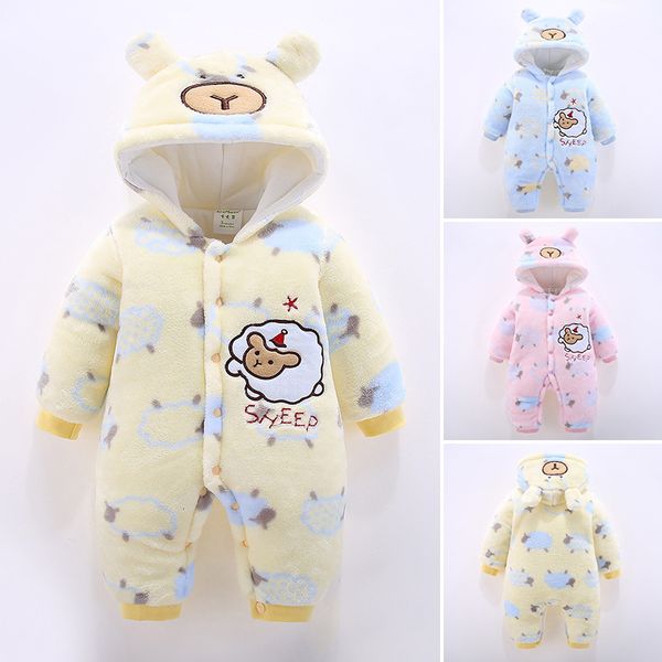 2019 newborn infant romper autumn winter baby jumpsuit thick warm hooded toddler baby girl boy clothes for 3m-12m baby costumes y200320, Blue
2019 newborn infant romper autumn winter baby jumpsuit thick warm hooded toddler baby girl boy clothes for 3m-12m baby costumes y200320, Blue