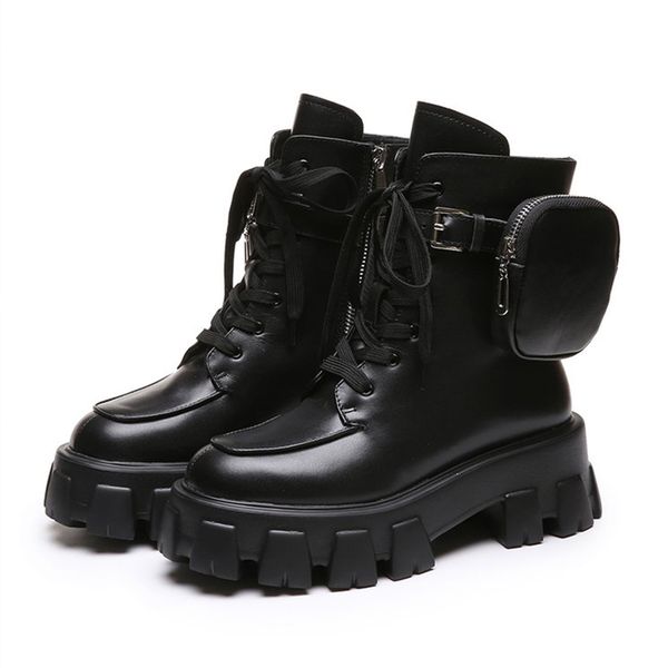 women's pocket boot lace up ladies ankle boots female combat runway buckle strap ankle boot woman platform shoes fashion, Black
women's pocket boot lace up ladies ankle boots female combat runway buckle strap ankle boot woman platform shoes fashion, Black
