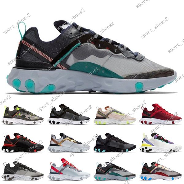 2020 react element 87 55 running shoes for men women light bone triple black bred hyper pink mens trainers sports sneakers #0628025
2020 react element 87 55 running shoes for men women light bone triple black bred hyper pink mens trainers sports sneakers #0628025