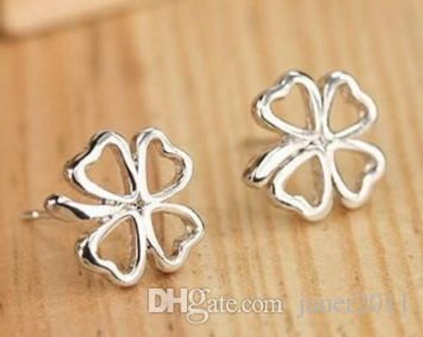 stud earrings clover silver plated earrings stud pins for girls /ladies, Golden;silver
stud earrings clover silver plated earrings stud pins for girls /ladies, Golden;silver