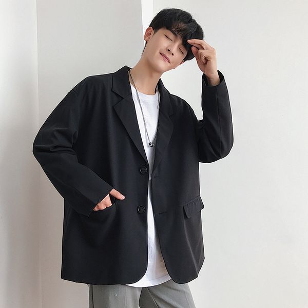 business slim solid men casual blazers 2018 black autumn spring suits blazers casual office work loose men suit jacket, White;black
business slim solid men casual blazers 2018 black autumn spring suits blazers casual office work loose men suit jacket, White;black