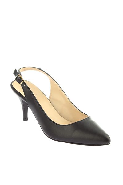 trendyol black female high-heeled shoes takaw20to0032