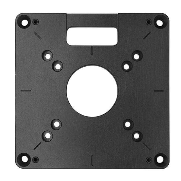 woodworking aluminum alloy router table insert plate mounting base plate for universal, 120x120mm, black
woodworking aluminum alloy router table insert plate mounting base plate for universal, 120x120mm, black