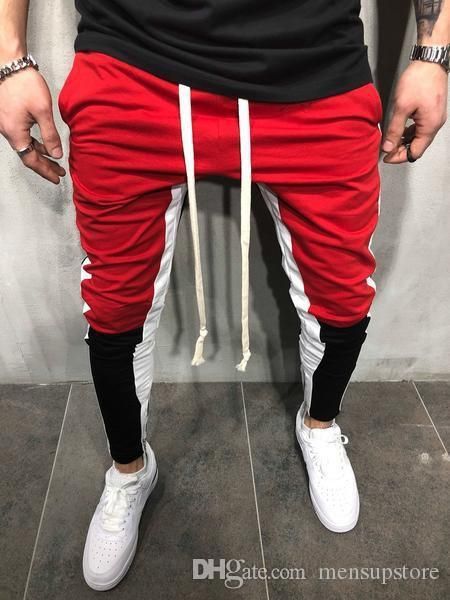 hiphop men casual jogger pants spring ss19 male sports colors patchwork pencil pants casual pantalones, Black
hiphop men casual jogger pants spring ss19 male sports colors patchwork pencil pants casual pantalones, Black