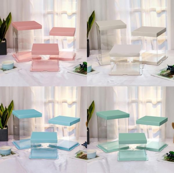 6 8 10 inch 12 inch three-in-one transparent cake box single double three layer heightened birthday cake packaging box
6 8 10 inch 12 inch three-in-one transparent cake box single double three layer heightened birthday cake packaging box
