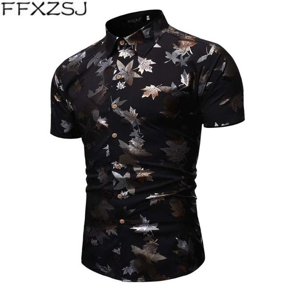ffxzsj brand 2020 men's new summer business short sleeve printed casual style casual style floral leaf shirt european size xxl, White;black
ffxzsj brand 2020 men's new summer business short sleeve printed casual style casual style floral leaf shirt european size xxl, White;black