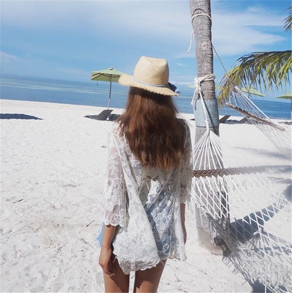 women beachwear coverups saida de praia new arrivals beach cover up lace swimwear ladies plage pareo beach cape, Blue;gray
women beachwear coverups saida de praia new arrivals beach cover up lace swimwear ladies plage pareo beach cape, Blue;gray