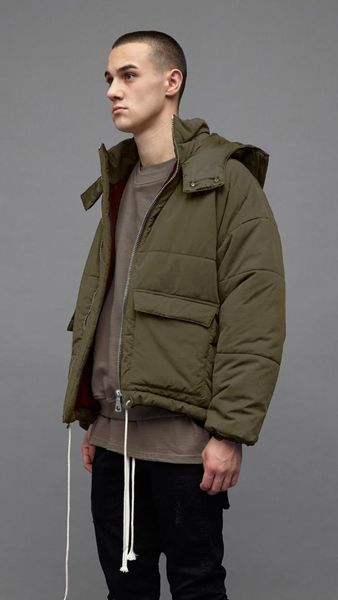 hip hop hi streetwear front big pocket hood cotton parka coat men's clothing, Tan;black
hip hop hi streetwear front big pocket hood cotton parka coat men's clothing, Tan;black