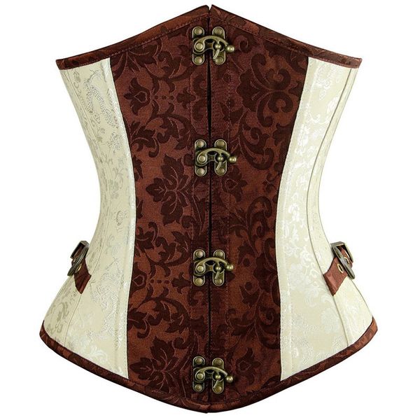 steampunk corset vintage corsets women brown waist slimming bustiers retro corselet tummy belt, Black;white
steampunk corset vintage corsets women brown waist slimming bustiers retro corselet tummy belt, Black;white
