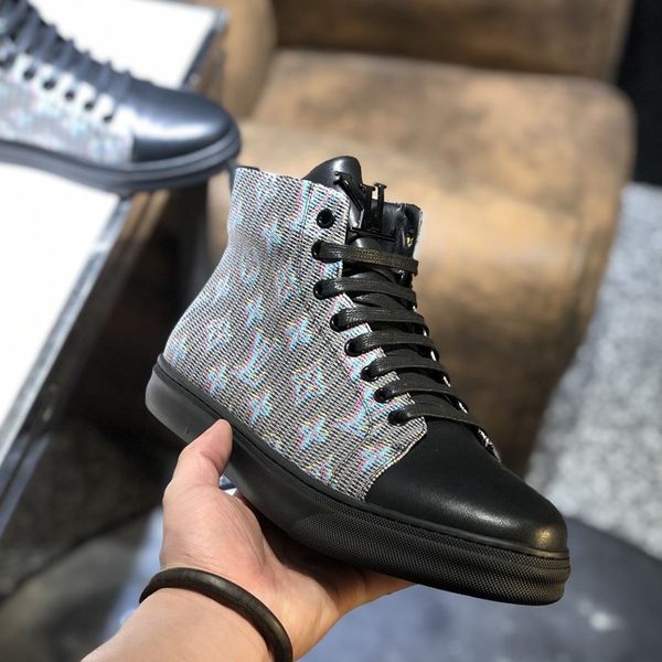 2020 a4 new fashion trend high casual men's shoes, comfortable luxury men's shoes original box packaging zapatos hombre, Black
2020 a4 new fashion trend high casual men's shoes, comfortable luxury men's shoes original box packaging zapatos hombre, Black