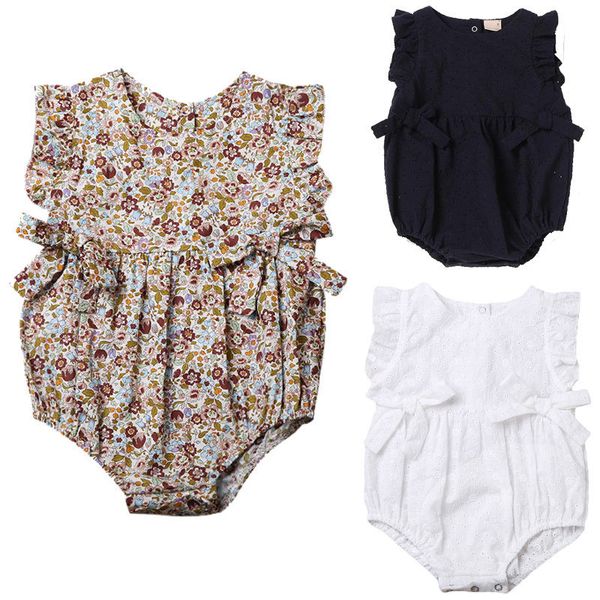 rompers 0-24m cute born infant baby girls clothes sleeveless bodysuit kids cotton floral summer sunsuit, Blue
rompers 0-24m cute born infant baby girls clothes sleeveless bodysuit kids cotton floral summer sunsuit, Blue