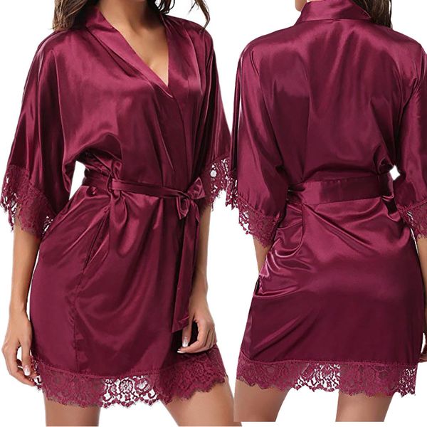 plus size lingerie set women pajamas bath robe gown lace ladies women sleepwear satin nightwear femme bathrobe bata mujer *, Black;red
plus size lingerie set women pajamas bath robe gown lace ladies women sleepwear satin nightwear femme bathrobe bata mujer *, Black;red