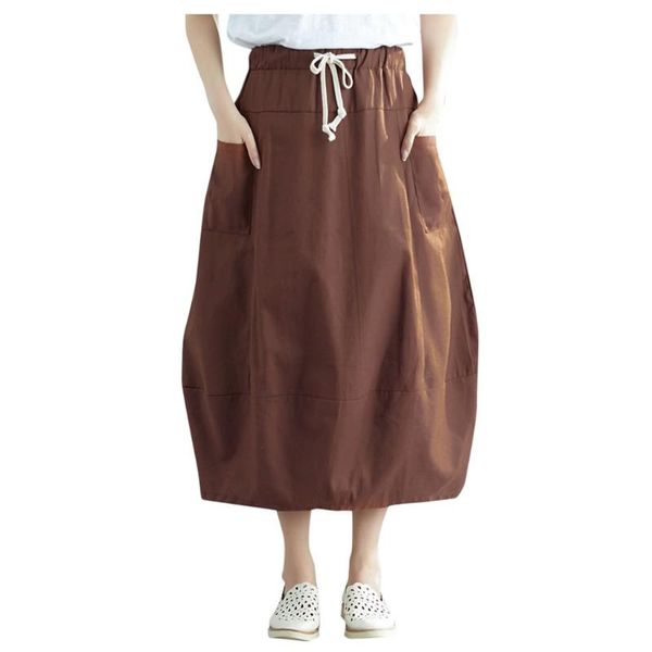women casual summer autumn skirt knee-length silk pure color cotton skirt mid calf casual elastic waist show thin skirts yl5, Black
women casual summer autumn skirt knee-length silk pure color cotton skirt mid calf casual elastic waist show thin skirts yl5, Black