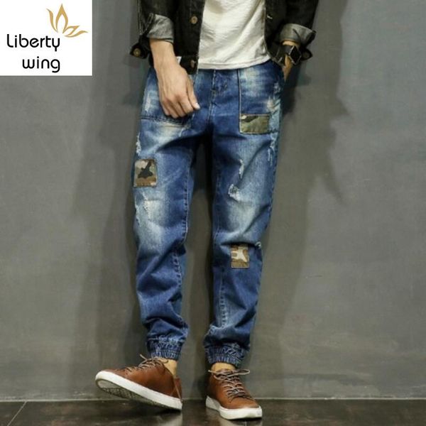 men's jeans baggy men taper hole ripped casual hip hop legging pants pencil plus size s-4xl, Blue
men's jeans baggy men taper hole ripped casual hip hop legging pants pencil plus size s-4xl, Blue