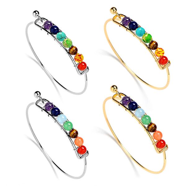 fashion 7 chakra healing adjustable balance bracelet yoga reiki prayer bangle charm bracelet women jewelry gold & silver 4 styles m11f, Golden;silver
fashion 7 chakra healing adjustable balance bracelet yoga reiki prayer bangle charm bracelet women jewelry gold & silver 4 styles m11f, Golden;silver