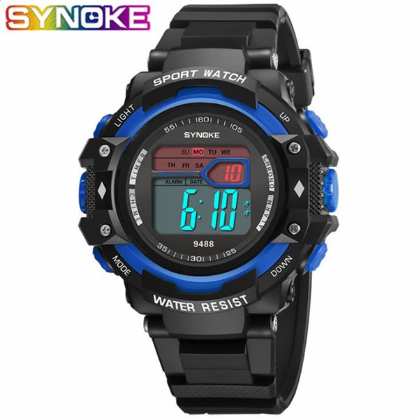 synoke men casual sport watch multi-function waterproof watch led digital double action outdoor clock felogio l40, Slivery;brown
synoke men casual sport watch multi-function waterproof watch led digital double action outdoor clock felogio l40, Slivery;brown