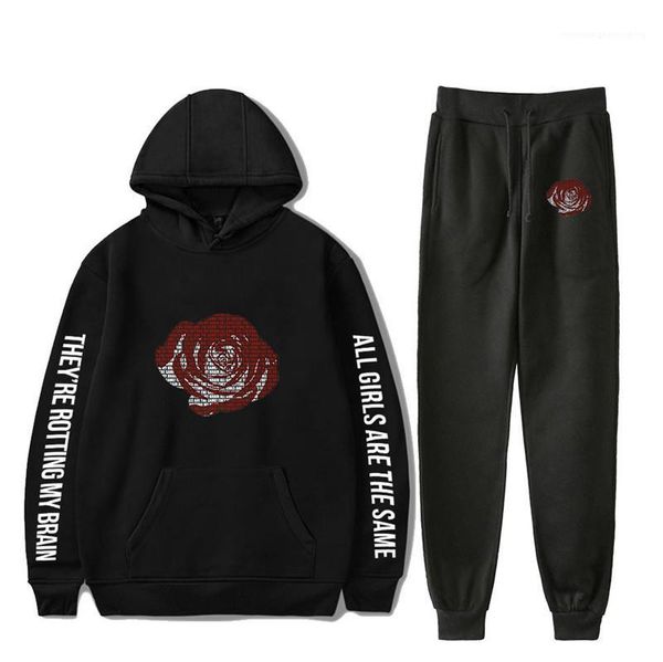long pants mens 2pcs sets casual males clothing juice wrld mens designer tracksuits fashion letter print hooded, Gray
long pants mens 2pcs sets casual males clothing juice wrld mens designer tracksuits fashion letter print hooded, Gray