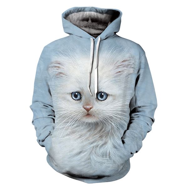spring/summer 2019 men's fashion new cute cat print pullover 3d digital print sport casual hoodie, Black
spring/summer 2019 men's fashion new cute cat print pullover 3d digital print sport casual hoodie, Black