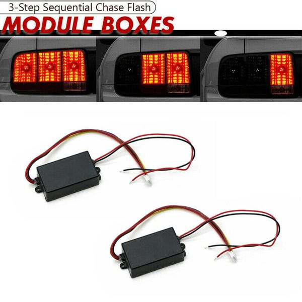 2 pcs general motor turn signal light 3-step sequential chase flash module box m8617
2 pcs general motor turn signal light 3-step sequential chase flash module box m8617