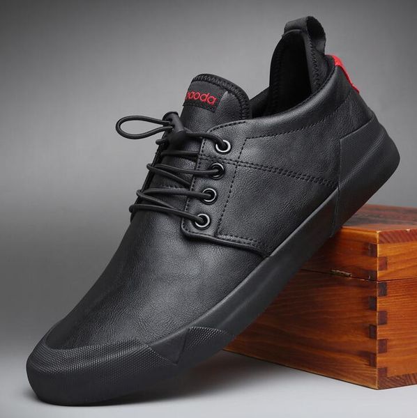 2019 spring autumn new fashion men lace-up leather casual shoes trend shoes cool loafers flats t200108, Black
2019 spring autumn new fashion men lace-up leather casual shoes trend shoes cool loafers flats t200108, Black