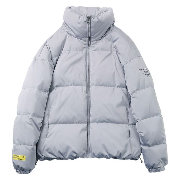 men's winter down jacket solid color parka harajuku style street fashion thick warm coats parkas for male, Black
men's winter down jacket solid color parka harajuku style street fashion thick warm coats parkas for male, Black