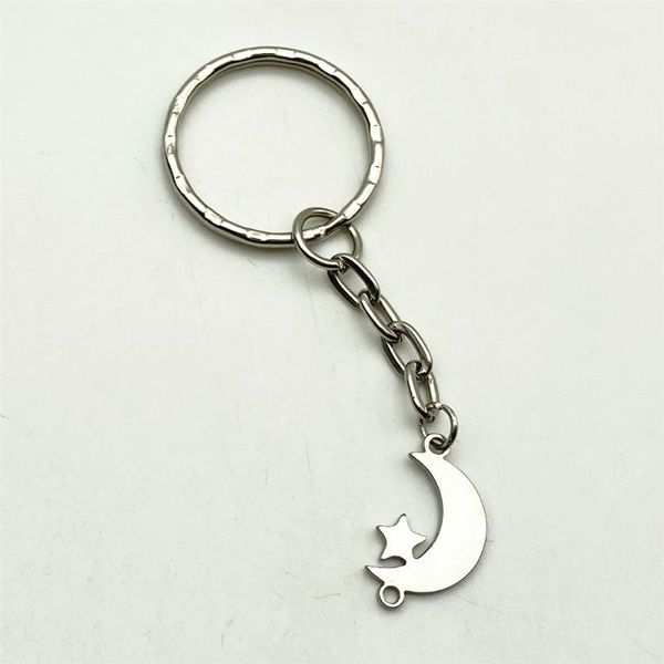 half moon star charm car key rings 3pcs new moon keychains gift pentagram key chain trinket bag pendant diy jewelry finding, Silver
half moon star charm car key rings 3pcs new moon keychains gift pentagram key chain trinket bag pendant diy jewelry finding, Silver