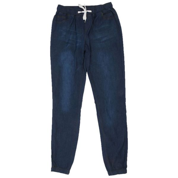 women casual jogger pants drawstring elastic waisted jeans solid ladies denim pants slim leggings, Blue
women casual jogger pants drawstring elastic waisted jeans solid ladies denim pants slim leggings, Blue