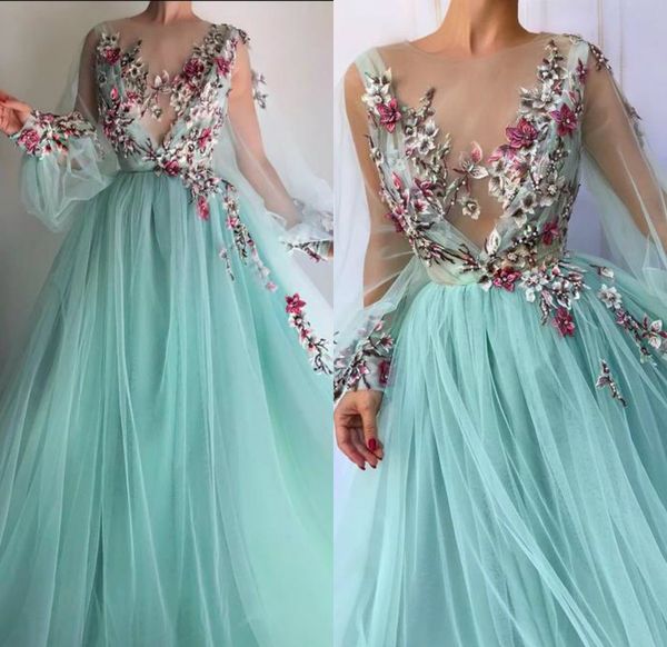 2020 turquoise prom dresses appliqued lace a line floor length fairy evening dress custom made long sleeve special occasion gowns, Black
2020 turquoise prom dresses appliqued lace a line floor length fairy evening dress custom made long sleeve special occasion gowns, Black