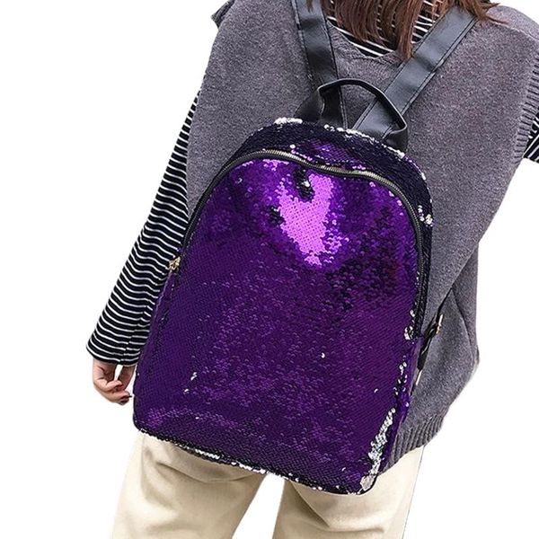 women sequin backpack adjustable zipper pu leather travelling bag casual style rucksack purple/black/golden/pink/sky blue
women sequin backpack adjustable zipper pu leather travelling bag casual style rucksack purple/black/golden/pink/sky blue