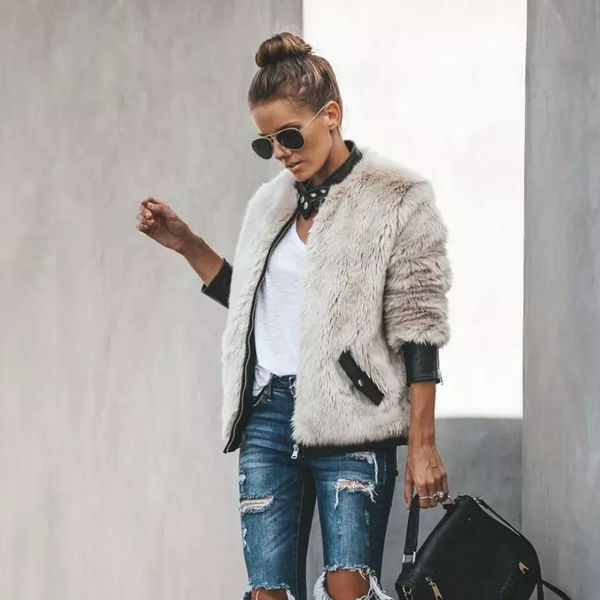 womens ladies 2019 winter warm teddy bear fleece coat jacket zip up pocket oversize streetwear coats mujer, Black;white
womens ladies 2019 winter warm teddy bear fleece coat jacket zip up pocket oversize streetwear coats mujer, Black;white