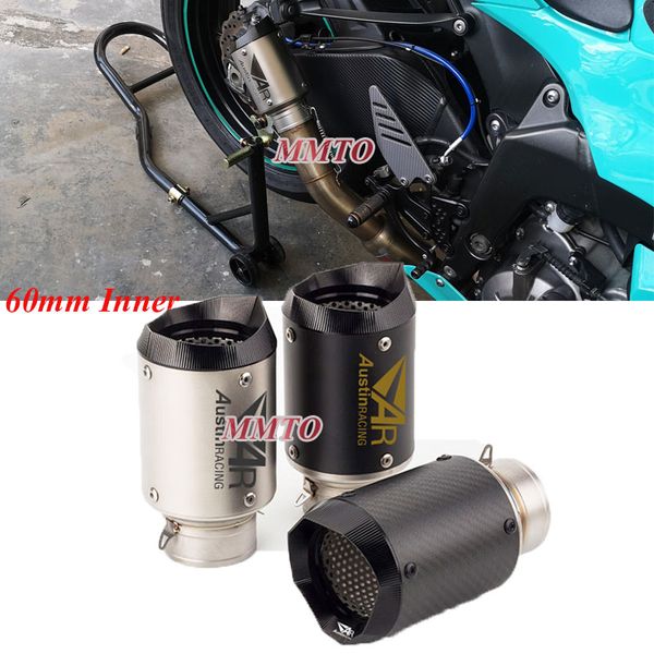 echappement escape moto ar austin racing exhaust motorcycle pipe muffler 60mm modified dirt pit bike for z1000 duck 390 s1000rr
echappement escape moto ar austin racing exhaust motorcycle pipe muffler 60mm modified dirt pit bike for z1000 duck 390 s1000rr