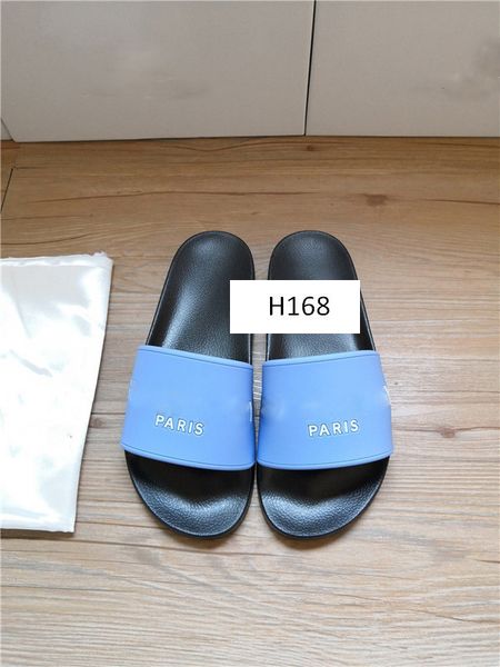 new color paris sliders mens womens summer sandals beach slide slippers ladies flip flops loafers sky blue chaussures, Black
new color paris sliders mens womens summer sandals beach slide slippers ladies flip flops loafers sky blue chaussures, Black