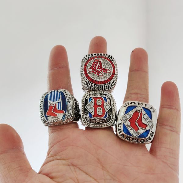 2019 wholesale 4piece/set BOSTON 2004 2007 2013 2018 RED SOX World Championship Ring TideHoliday gifts for friends
2019 wholesale 4piece/set BOSTON 2004 2007 2013 2018 RED SOX World Championship Ring TideHoliday gifts for friends