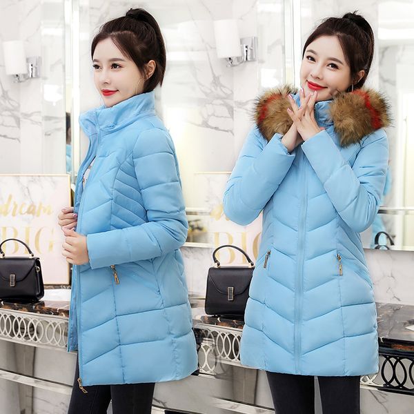 selling korean-style slim fit slimming down jacket cotton-padded clothes mid-length over-the-knee south korea large fur coll, Blue;black
selling korean-style slim fit slimming down jacket cotton-padded clothes mid-length over-the-knee south korea large fur coll, Blue;black