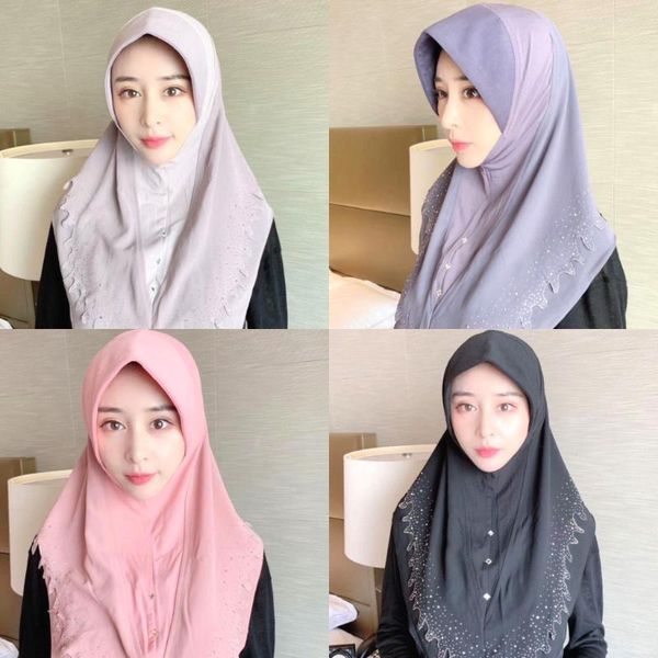 ethnic clothing fashion women musliam arab 14 colors rhinestone hijab turban chemo cap hat, Red
ethnic clothing fashion women musliam arab 14 colors rhinestone hijab turban chemo cap hat, Red