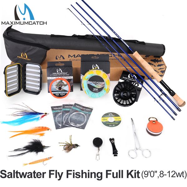 maximumcatch saltwater fly fishing full kit 9ft 8-12wt fly fishing rod cnc-machined aluminum fly reel
maximumcatch saltwater fly fishing full kit 9ft 8-12wt fly fishing rod cnc-machined aluminum fly reel