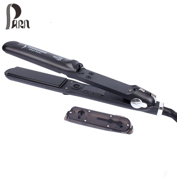 new ceramic steam hair straightener curler professional flat iron vapor seam straightening iron hair steamer styling tool, Black
new ceramic steam hair straightener curler professional flat iron vapor seam straightening iron hair steamer styling tool, Black