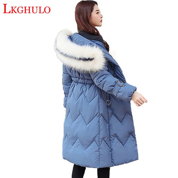 2019 new winter women long parkas jackets plus size m-3xl thick warm big fur collar female slim parkas outwear coat w878, Black
2019 new winter women long parkas jackets plus size m-3xl thick warm big fur collar female slim parkas outwear coat w878, Black