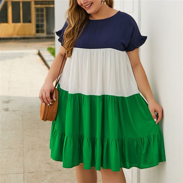 womens plus size summer crew neck casual dresses striped womens dayly wear ladies fashion plus size clothing, Black;gray
womens plus size summer crew neck casual dresses striped womens dayly wear ladies fashion plus size clothing, Black;gray