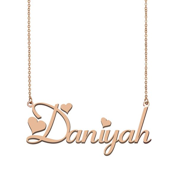 daniyah name necklace pendant for women girls birthday gift custom nameplate kids friends jewelry 18k gold plated stainless steel, Silver
daniyah name necklace pendant for women girls birthday gift custom nameplate kids friends jewelry 18k gold plated stainless steel, Silver