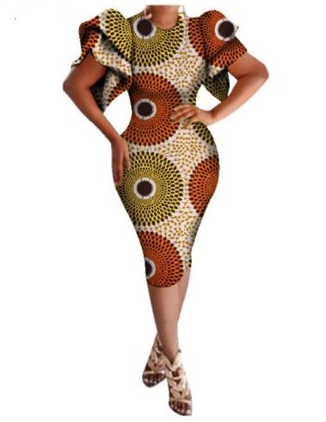 african dresses for women plus size short puff sleeve african print dresses knee length ankara, Red
african dresses for women plus size short puff sleeve african print dresses knee length ankara, Red