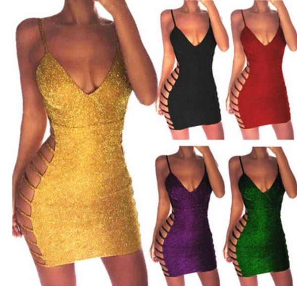 2019 designer women clothes spaghetti straps v neck women mini bodycon party dress sequined off shoulder female short club pencil dress, Black;gray
2019 designer women clothes spaghetti straps v neck women mini bodycon party dress sequined off shoulder female short club pencil dress, Black;gray