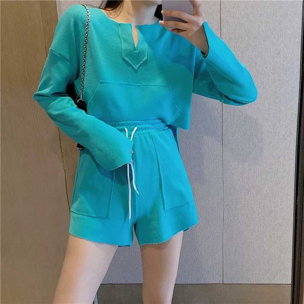 korean two piece set women o neck long sleeve sweatshirt lace up bowknot shorts suits female 2020 fashion clothes new t706, White
korean two piece set women o neck long sleeve sweatshirt lace up bowknot shorts suits female 2020 fashion clothes new t706, White