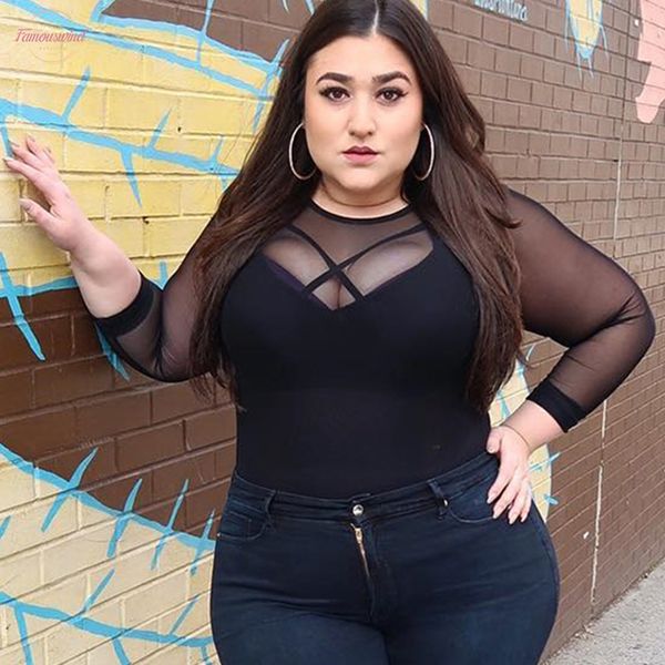 t shirt petal sleeve womens large size mesh see through women shirt plus size ladies long sleeve slim tees female, White
t shirt petal sleeve womens large size mesh see through women shirt plus size ladies long sleeve slim tees female, White